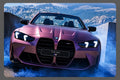 BMW M4 Competition Convertible LED Car Display Frame