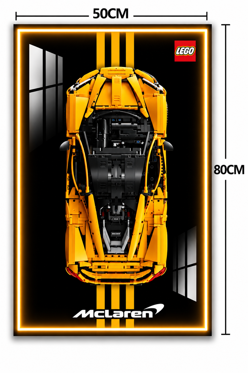 McLaren 3D Lego P1 Display Board