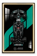 Mercedes F1 Lego 3D Display Board