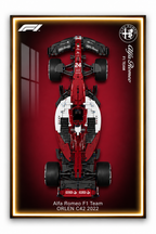 Alfa Romeo F1 Lego 3D Display Board