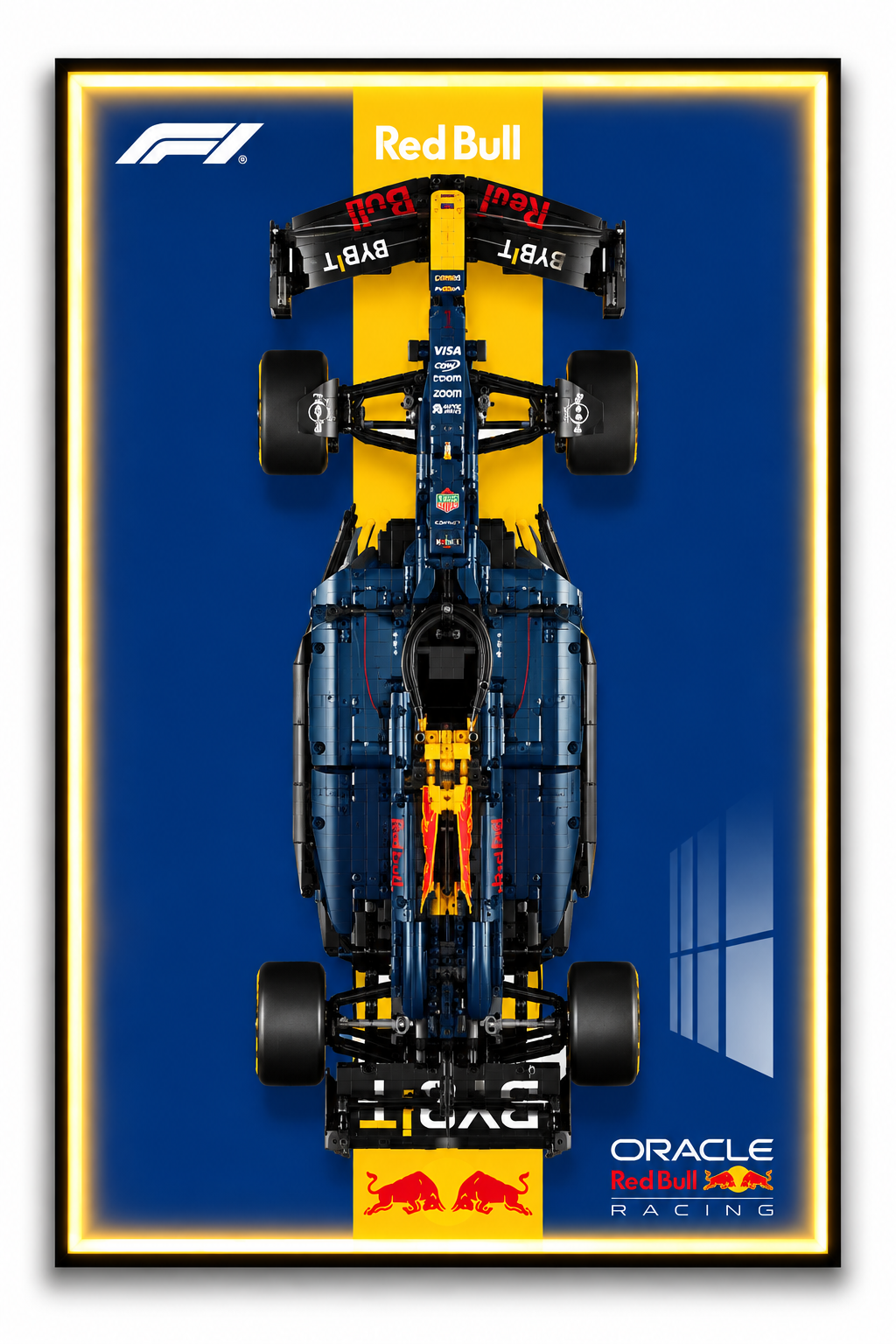 Red Bull F1 Lego 3D Display Board