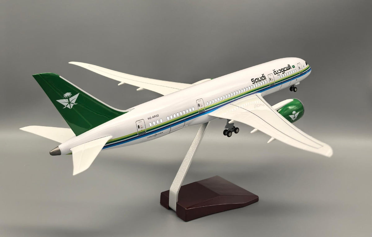 Saudi Boeing 777 1:157 Scale Model