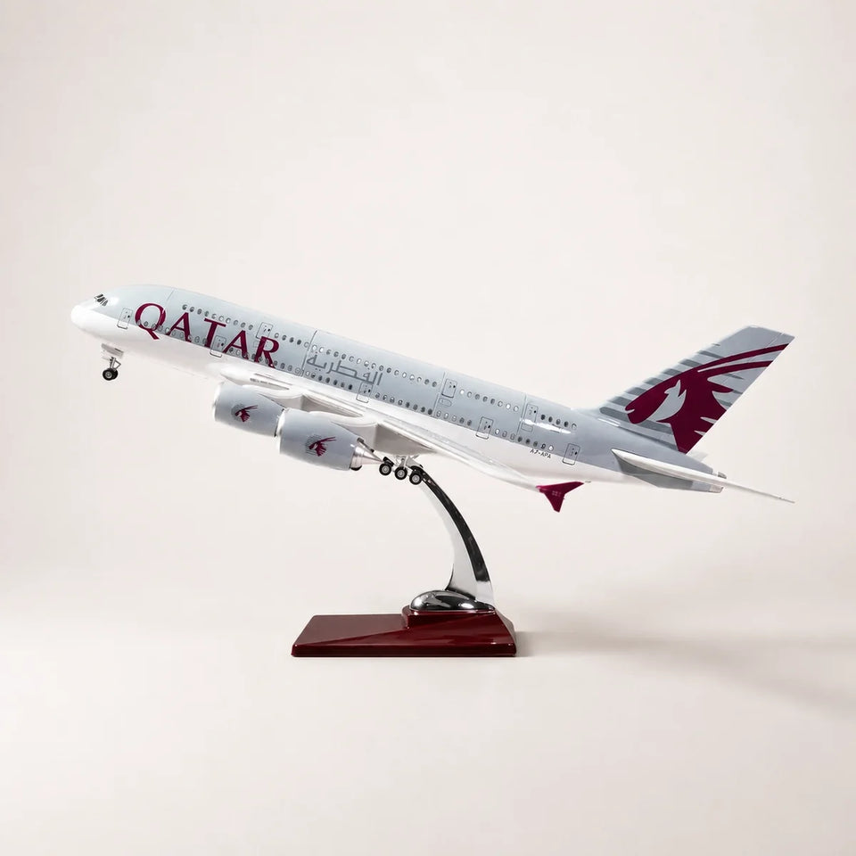 Qatar Airways Airbus A380 1:160 Scale Model