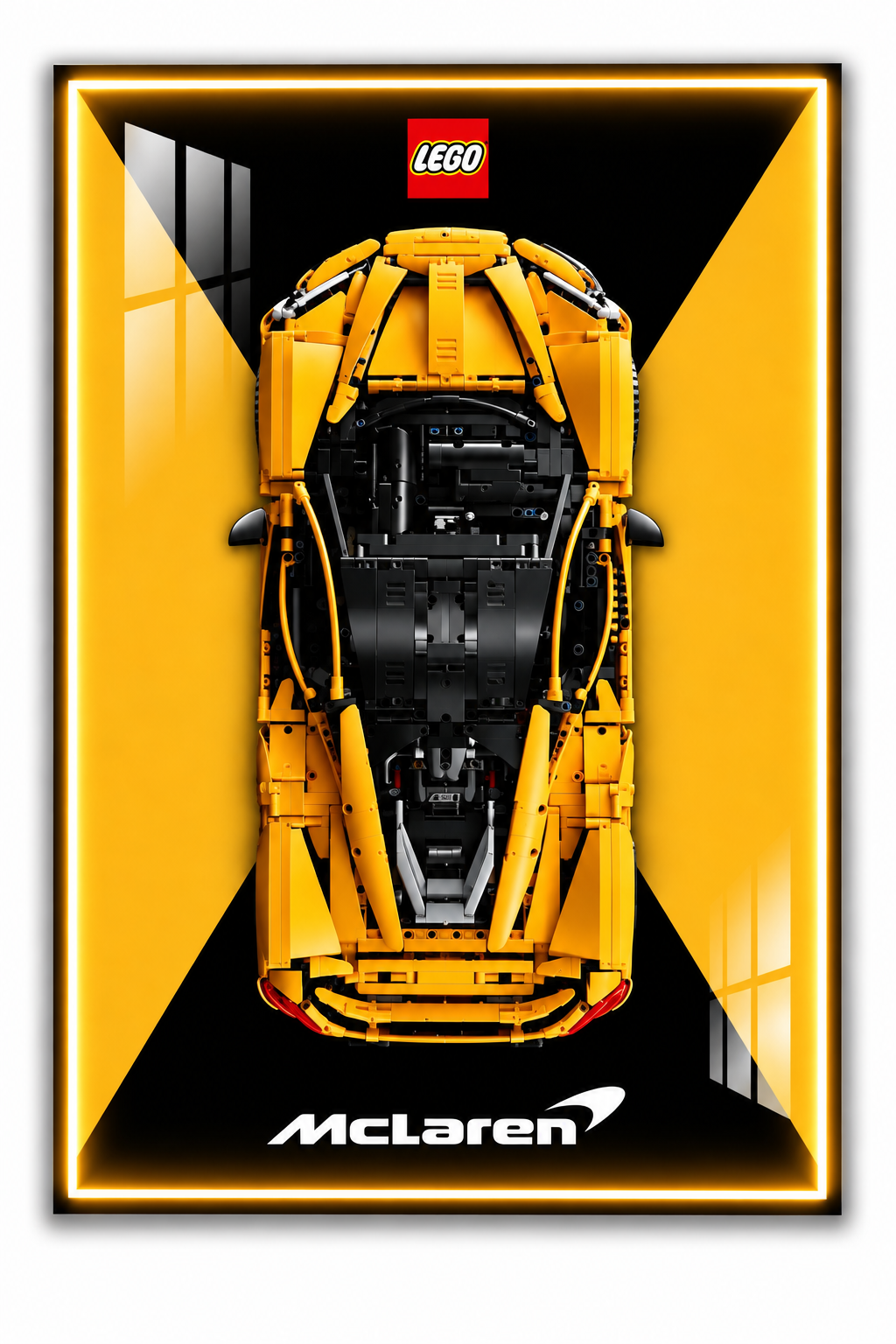 McLaren 3D Lego P1 Display Board