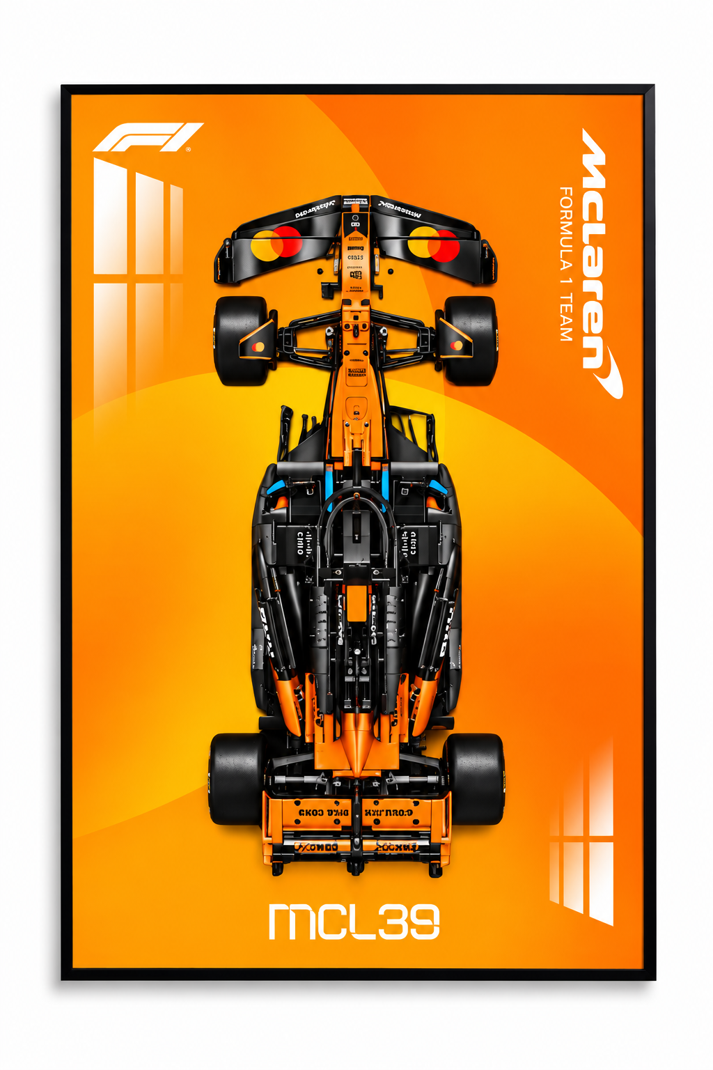 McLaren 3D Lego F1 Display Board