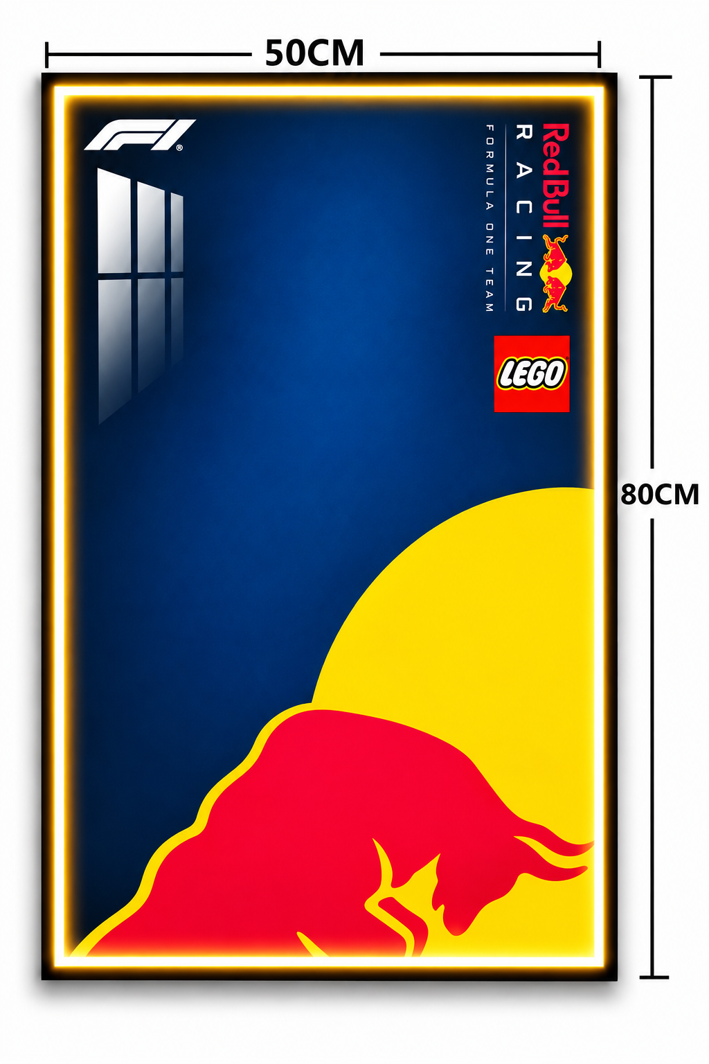 Red Bull F1 Lego 3D Display Board