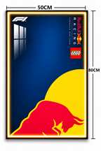 Red Bull F1 Lego 3D Display Board