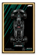 Mercedes F1 Lego 3D Display Board