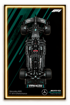 Mercedes F1 Lego 3D Display Board