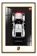 Porsche 911 GT3 RS Lego 3D Display Board