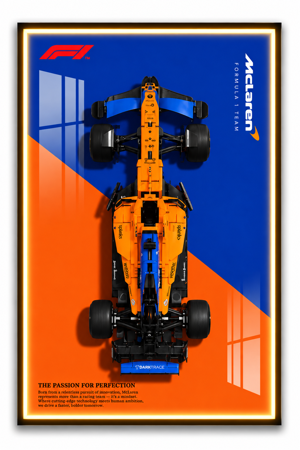 McLaren F1 Lego 3D Display Board