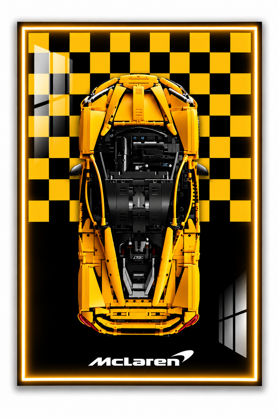 McLaren 3D Lego P1 Display Board