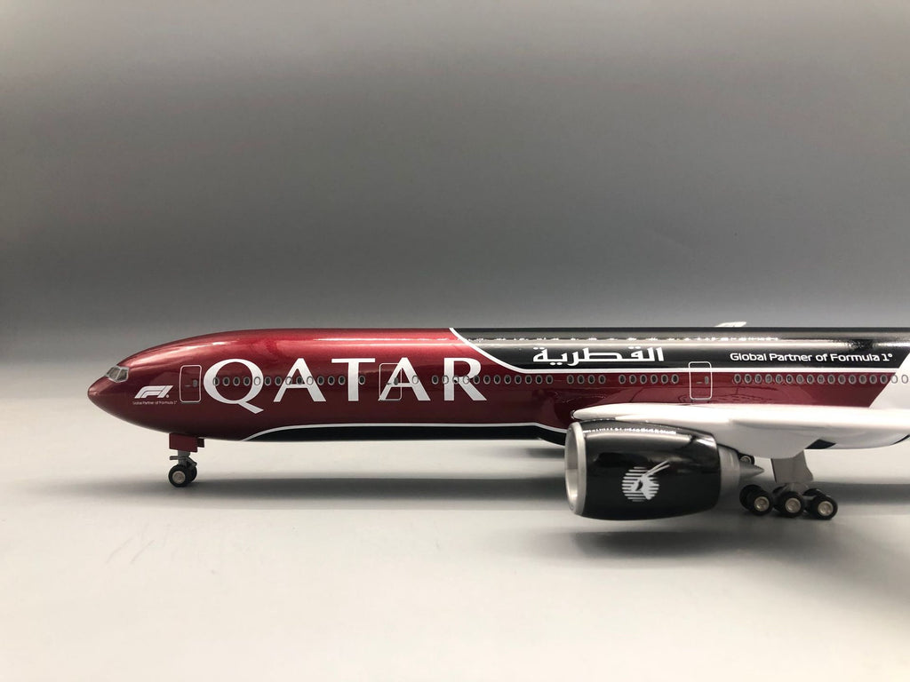 Qatar Airways Boeing 777 Formula 1 Edition 1:157 Scale Model