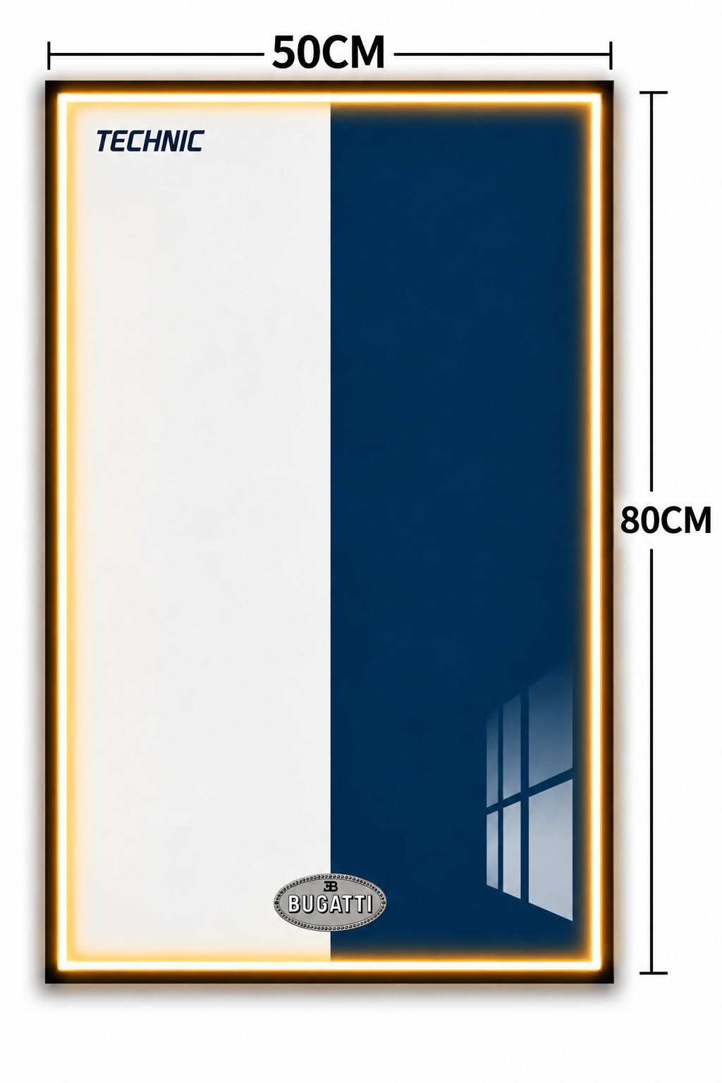 Bugatti Chiron 3D Lego Display Board
