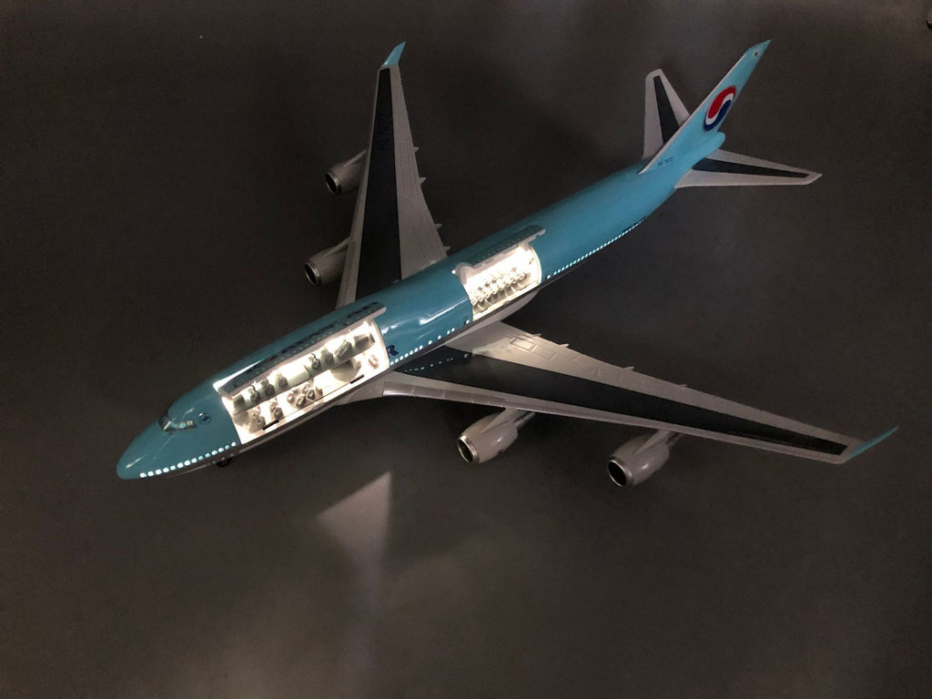 Korean Air Boeing 747 1:150 Scale Model