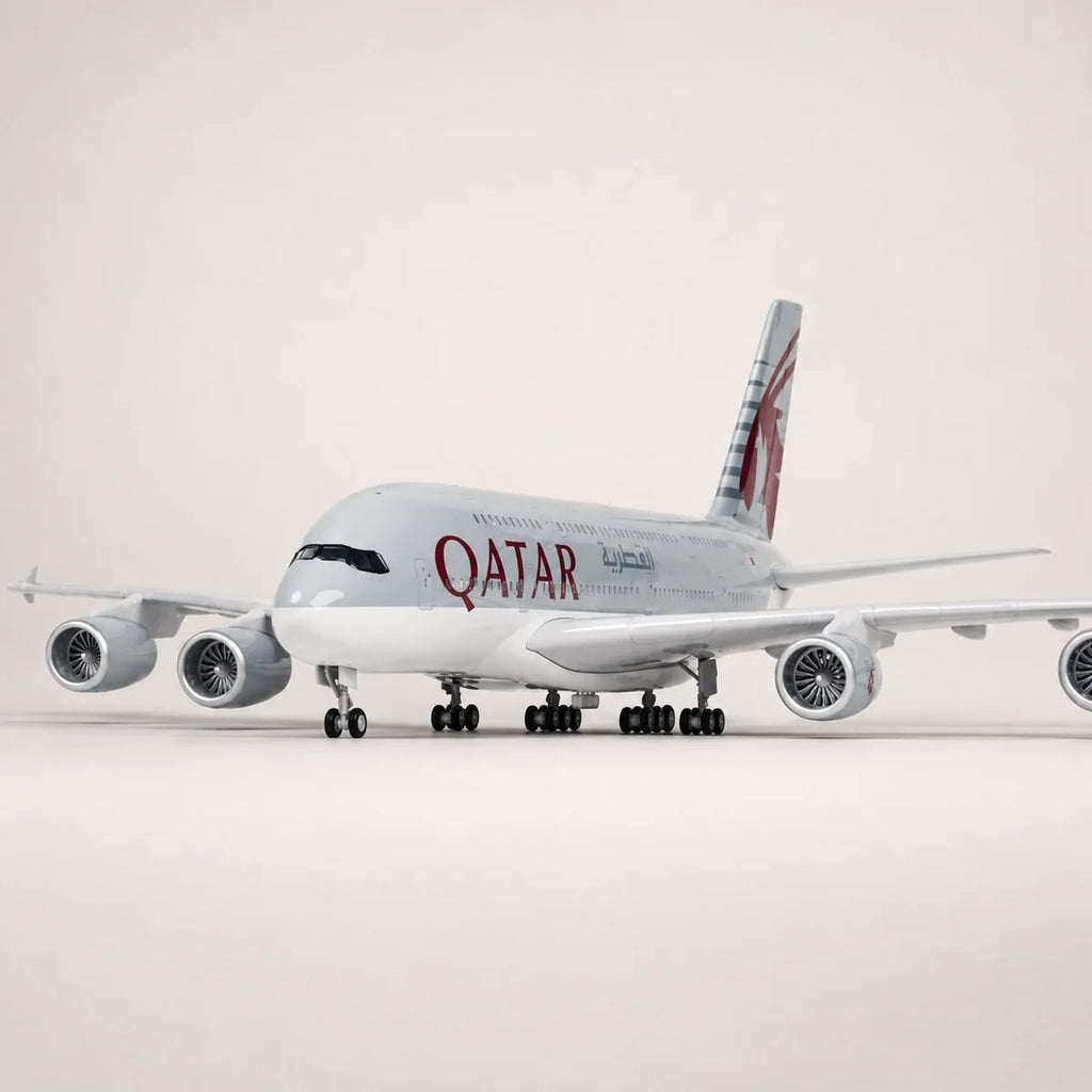 Qatar Airways Airbus A380 1:160 Scale Model