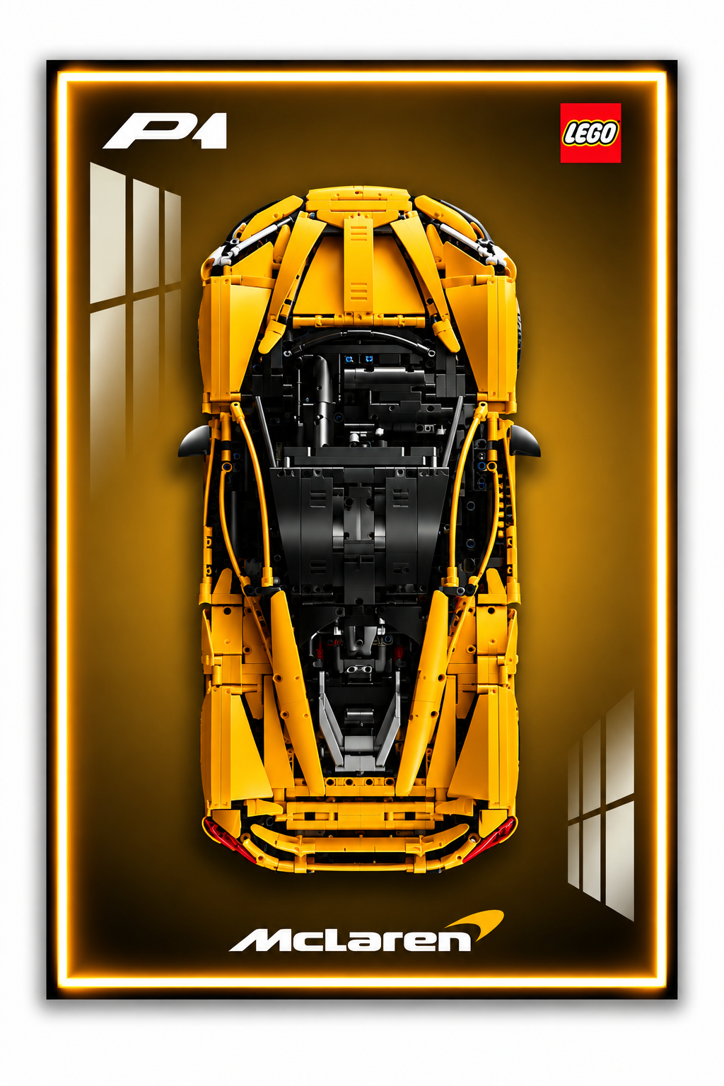 McLaren 3D Lego P1 Display Board