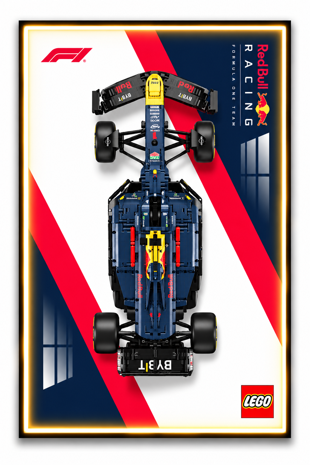Red Bull F1 Lego 3D Display Board