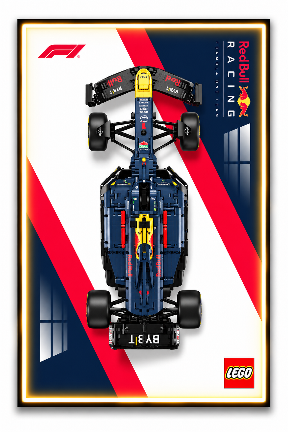 Red Bull F1 Lego 3D Display Board