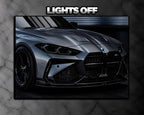 BMW M4 Competition LED Car Display Frame