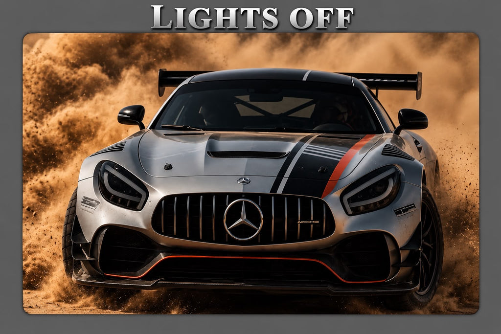 Mercedes-AMG GT LED Car Display Frame
