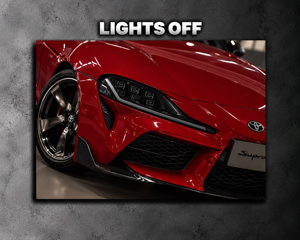 Toyota GR Supra LED Car Display Frame
