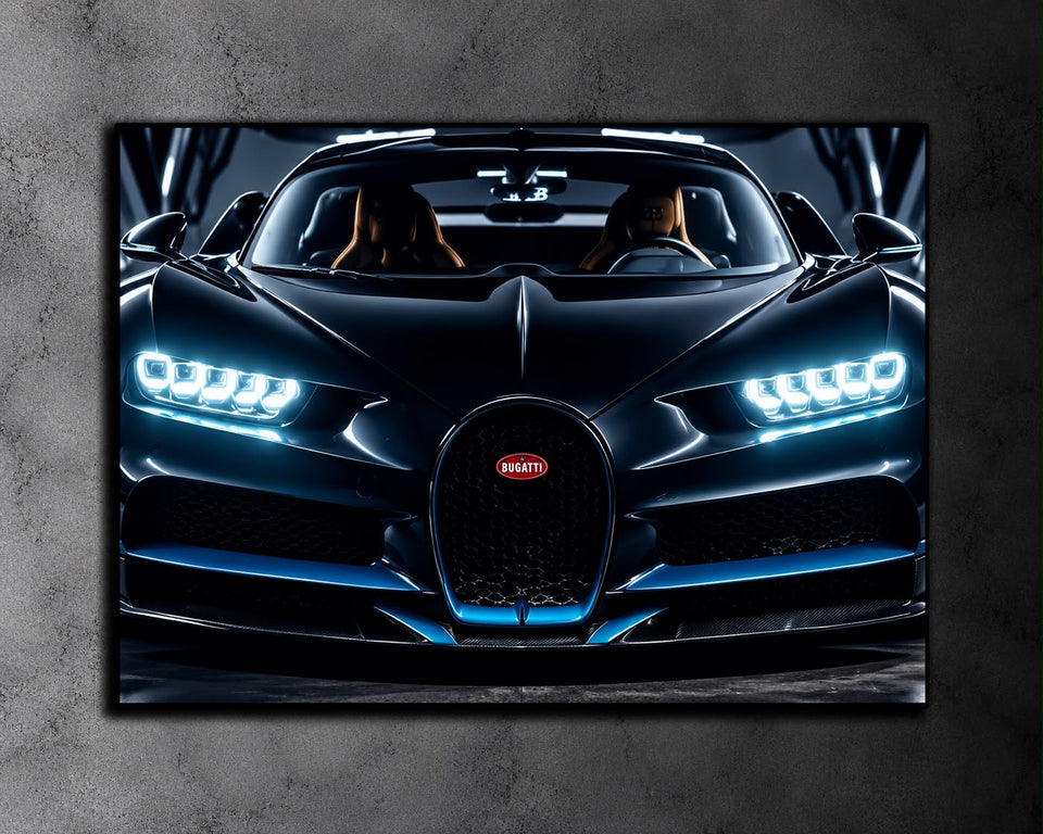 Bugatti Chiron LED Car Display Frame
