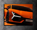 Lamborghini Revuelto LED Car Display Frame - Orange