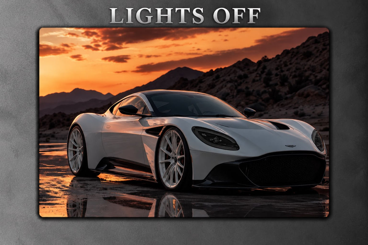 Aston Martin Vantage LED Car Display Frame