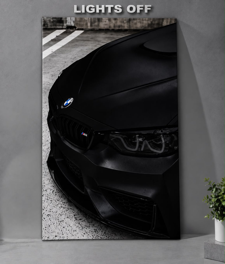 BMW M4 LED Car Display Frame