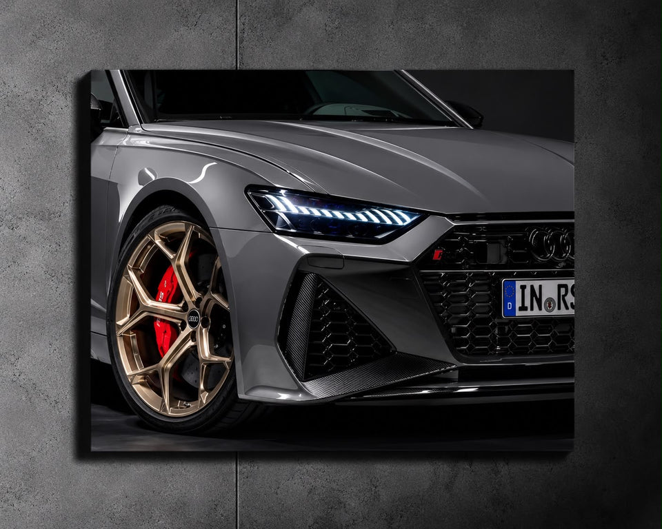 Audi RS 6 Avant LED Car Display Frame