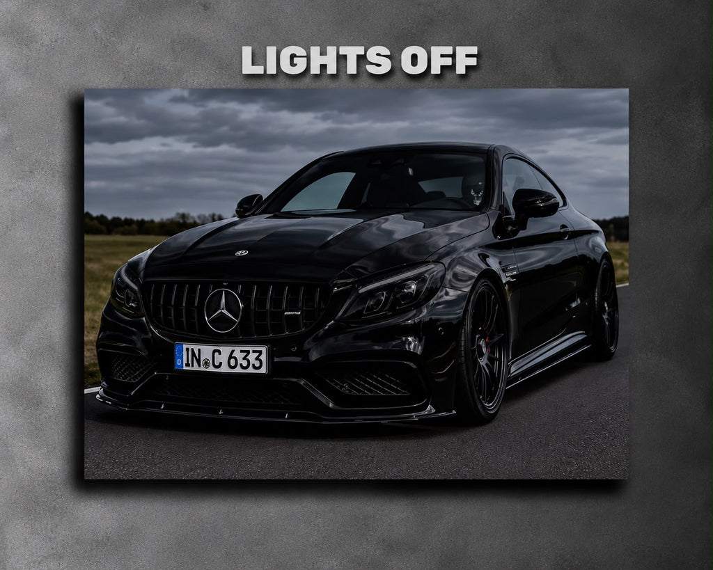 Mercedes-Benz C-Class Coupe LED Car Display Frame