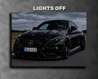 Mercedes-Benz C-Class Coupe LED Car Display Frame