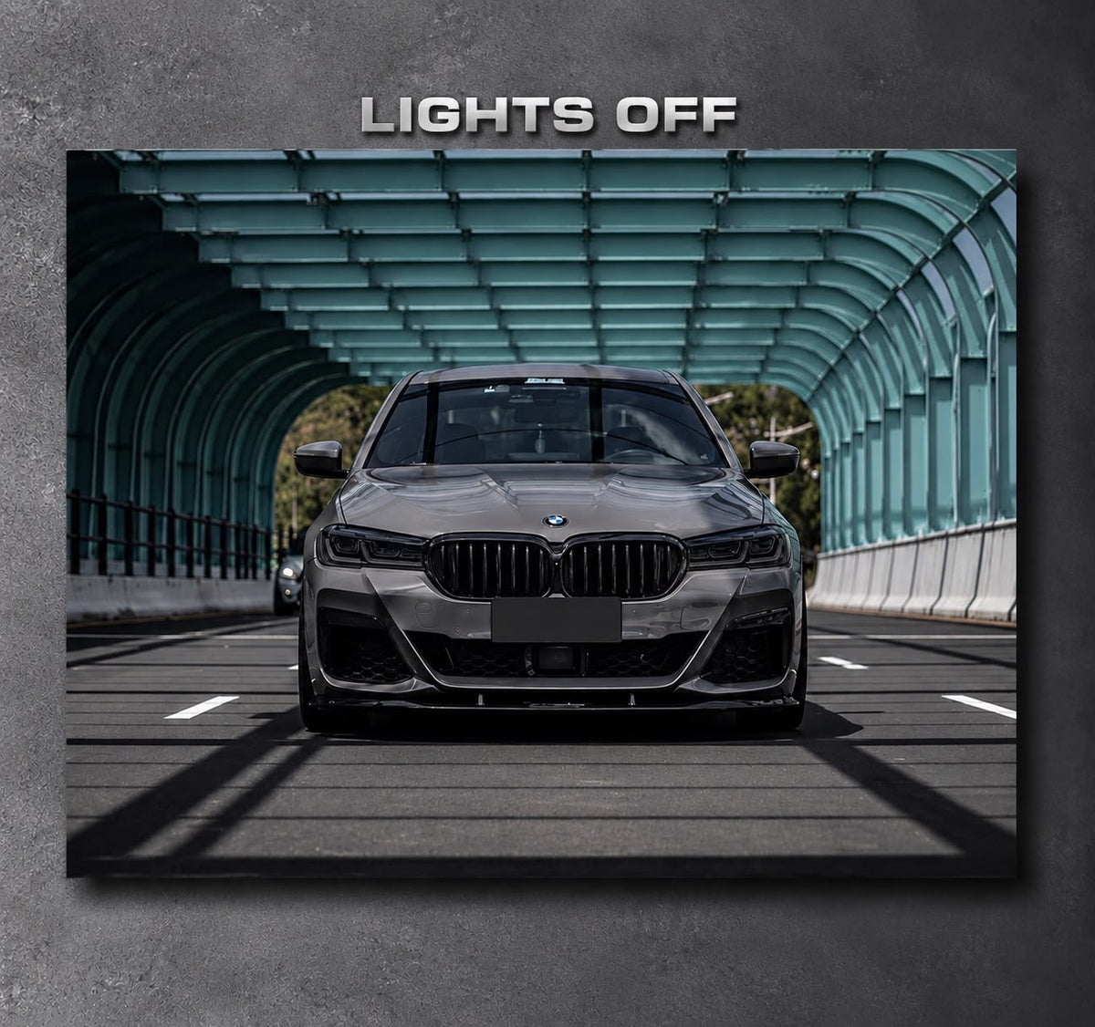 BMW Series 5 LED Car Display Frame
