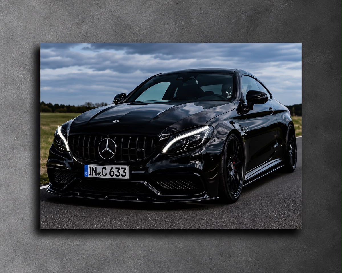Mercedes-Benz C-Class Coupe LED Car Display Frame