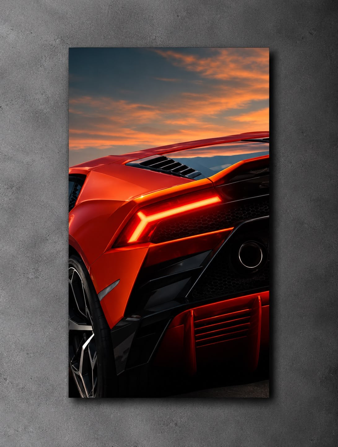 Lamborghini Huracan EVO LED Car Display Frame