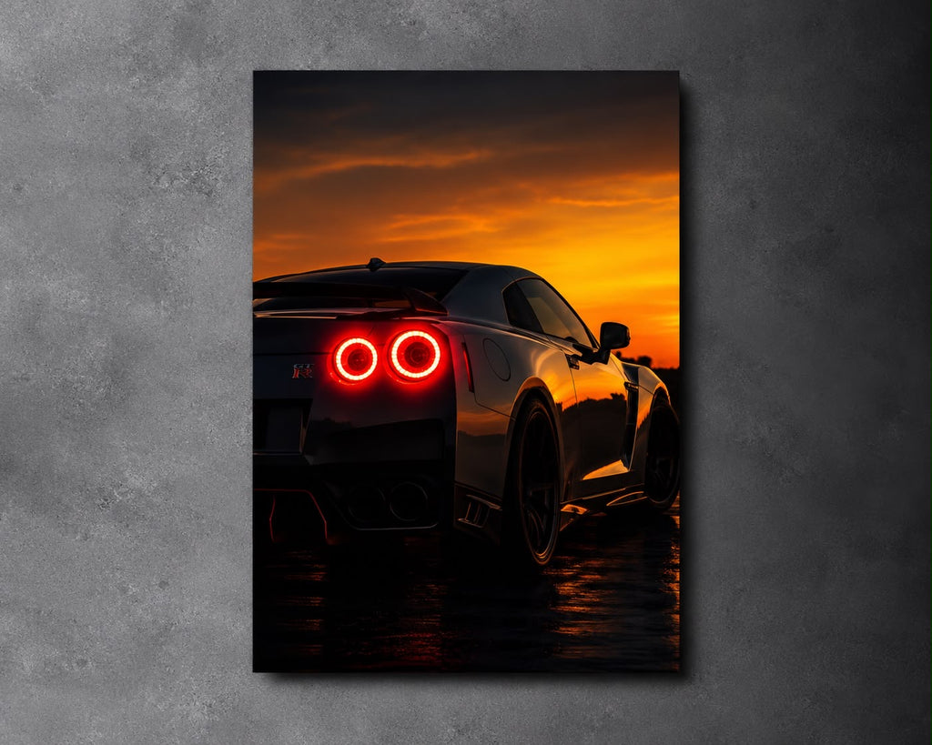 Nissan GT-R R35 LED Car Display Frame
